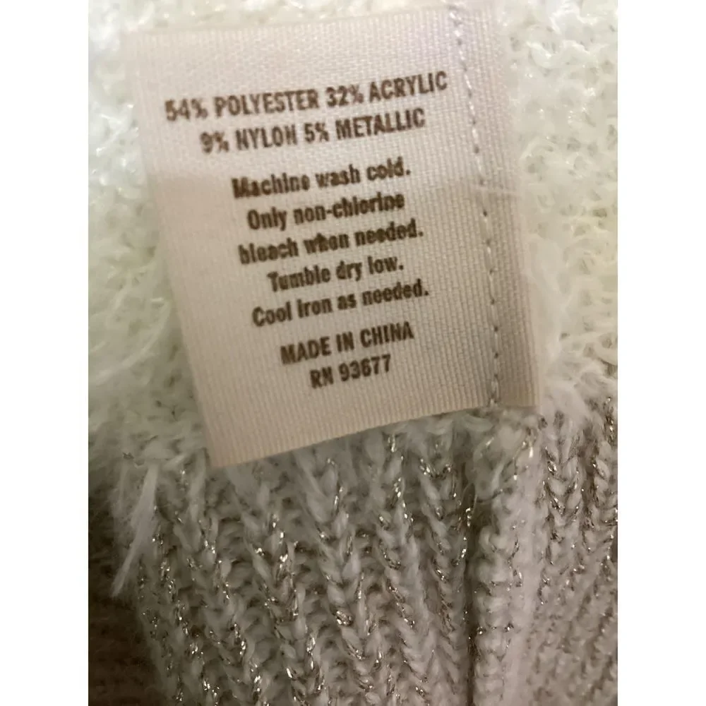 Decree Fuzzy Soft Short Sleeve Cardigan Size: XL